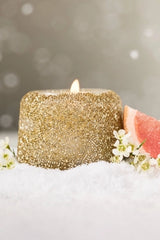 The Gather Candle by Anthropologie: Floral Sugared Poinsettia