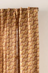 Emlen Printed Cotton Floral Curtain