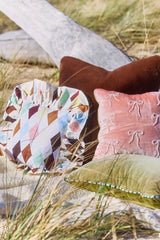 Damson Madder Cotton Printed Pillow