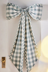Gingham Bow Tree Topper