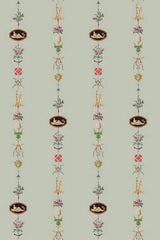 Neo-Classical Striped Wallpaper