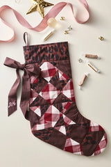 Damson Madder Patchwork Stocking