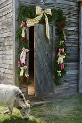 Velvet Bow Clip-On Ornaments, Set of 6