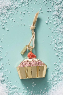 Joanna Buchanan Jeweled Cupcake Ornament