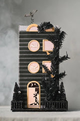 Florence Balducci Black Cat Light-Up Paper House