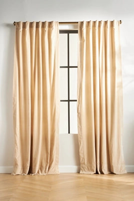 Trova Washed Velvet Curtain
