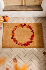 Fall Wreath Doormat