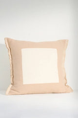 Colorblock Cotton Pillow