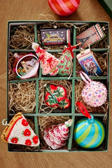 Snacks & Sips Crochet Ornament