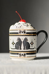 The Bistro Tile Stoneware Mug: Halloween Edition