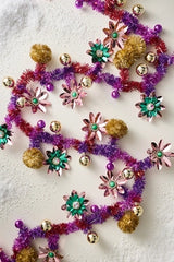 Tinsel Flower Garland