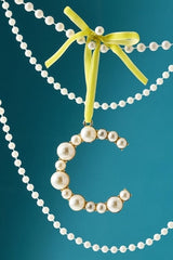 Pearl Monogram Ornament