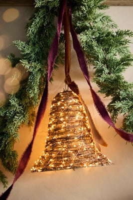 Twinkling Illuminated Vine Bell
