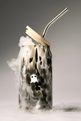 The Mystic Confetti Icon Juice Glass Tumbler with Lid