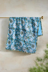 Stitched Block Print Hand Towel