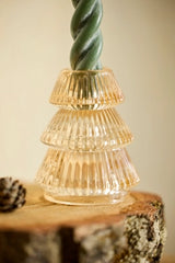 Luster Glass Tree Taper Holder