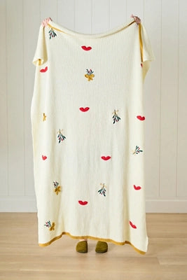 Diane Knitted Icon Throw Blanket