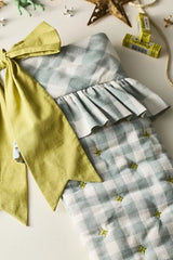 Gingham Bow Stocking