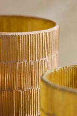 Lined Mosaic Votive Holder