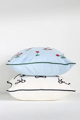 Icon Cotton Embroidered Pillow